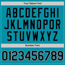 Load image into Gallery viewer, Custom Teal Black-Gray Authentic Throwback Basketball Jersey