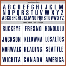 Load image into Gallery viewer, Custom Texas Orange White-Navy Authentic Baseball Jersey