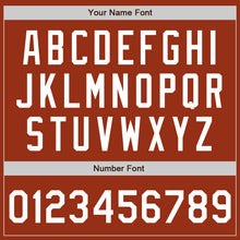 Load image into Gallery viewer, Custom Texas Orange White Authentic Baseball Jersey