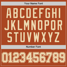 Load image into Gallery viewer, Custom Texas Orange Cream Authentic Basketball Jersey