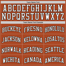 Load image into Gallery viewer, Custom Texas Orange White-Black Authentic Basketball Jersey