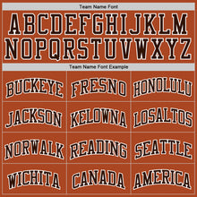 Load image into Gallery viewer, Custom Texas Orange Brown-White Authentic Basketball Jersey