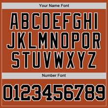 Load image into Gallery viewer, Custom Texas Orange Black-White Authentic Basketball Jersey