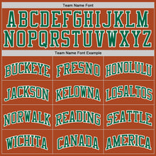 Load image into Gallery viewer, Custom Texas Orange Kelly Green-White Authentic Basketball Jersey