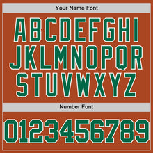 Load image into Gallery viewer, Custom Texas Orange Kelly Green-White Authentic Basketball Jersey