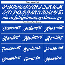 Load image into Gallery viewer, Custom Thunder Blue White Performance T-Shirt