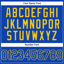 Load image into Gallery viewer, Custom Thunder Blue Yellow Performance T-Shirt