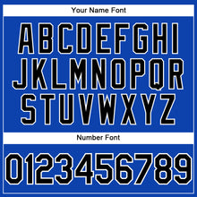 Load image into Gallery viewer, Custom Thunder Blue Black-White Performance T-Shirt