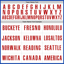 Load image into Gallery viewer, Custom Thunder Blue White-Red Authentic Baseball Jersey