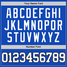 Load image into Gallery viewer, Custom Thunder Blue White-Black Authentic Basketball Jersey