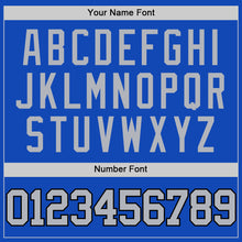 Load image into Gallery viewer, Custom Thunder Blue Gray-Black Authentic Basketball Jersey