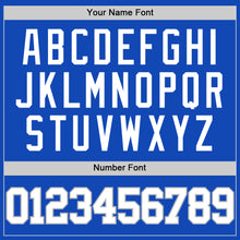 Load image into Gallery viewer, Custom Thunder Blue White-Gray Authentic Basketball Jersey