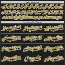 Load image into Gallery viewer, Custom Black Camo-Olive Authentic Two Tone Baseball Jersey