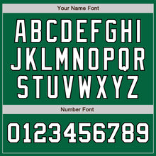 Load image into Gallery viewer, Custom Kelly Green White-Black Authentic Two Tone Baseball Jersey