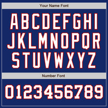 Load image into Gallery viewer, Custom Royal White-Red Authentic Two Tone Baseball Jersey