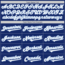 Load image into Gallery viewer, Custom Royal White-Light Blue Authentic Two Tone Baseball Jersey