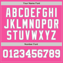 Load image into Gallery viewer, Custom Pink White-Gray Authentic Two Tone Baseball Jersey