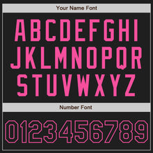 Load image into Gallery viewer, Custom Black Pink Authentic Two Tone Baseball Jersey