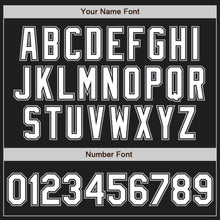 Load image into Gallery viewer, Custom Black White-Gray Authentic Two Tone Baseball Jersey
