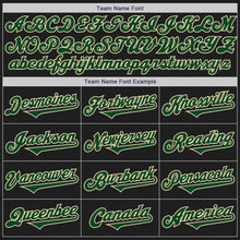 Load image into Gallery viewer, Custom Black Green-Cream Authentic Two Tone Baseball Jersey