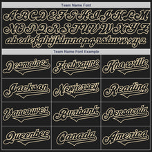 Load image into Gallery viewer, Custom Black Cream Authentic Two Tone Baseball Jersey