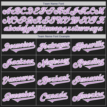 Load image into Gallery viewer, Custom Black Light Purple-White Authentic Two Tone Baseball Jersey