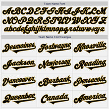 Load image into Gallery viewer, Custom White Black-Old Gold Authentic Two Tone Baseball Jersey