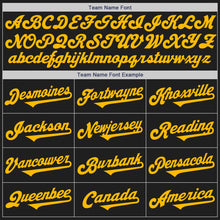 Load image into Gallery viewer, Custom Black Kelly Green Red-Gold Authentic Two Tone Baseball Jersey