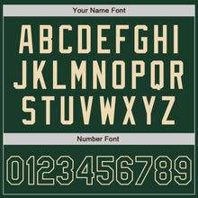 Load image into Gallery viewer, Custom Green Cream Authentic Two Tone Baseball Jersey