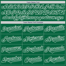 Load image into Gallery viewer, Custom Kelly Green White Authentic Two Tone Baseball Jersey