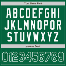 Load image into Gallery viewer, Custom Kelly Green White Authentic Two Tone Baseball Jersey