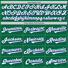 Load image into Gallery viewer, Custom Kelly Green White-Royal Authentic Two Tone Baseball Jersey