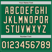 Load image into Gallery viewer, Custom Kelly Green Cream-Black Authentic Two Tone Baseball Jersey