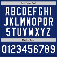 Load image into Gallery viewer, Custom Royal White Authentic Two Tone Baseball Jersey