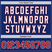 Load image into Gallery viewer, Custom Royal Red-White Authentic Two Tone Baseball Jersey