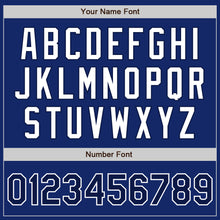 Load image into Gallery viewer, Custom Royal Navy-White Authentic Two Tone Baseball Jersey