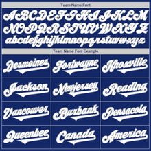 Load image into Gallery viewer, Custom Royal White-Gray Authentic Two Tone Baseball Jersey