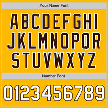 Load image into Gallery viewer, Custom Gold Brown-White Authentic Two Tone Baseball Jersey