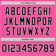 Load image into Gallery viewer, Custom Pink Black-White Authentic Two Tone Baseball Jersey