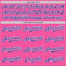 Load image into Gallery viewer, Custom Pink Purple-White Authentic Two Tone Baseball Jersey