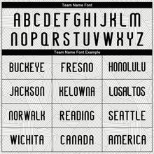 Load image into Gallery viewer, Custom White Black Abstract Line Sublimation Volleyball Uniform Jersey