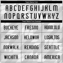 Load image into Gallery viewer, Custom White Black Geometric Shape Sublimation Volleyball Uniform Jersey