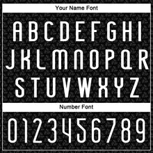 Load image into Gallery viewer, Custom Black White Geometric Shape Sublimation Volleyball Uniform Jersey