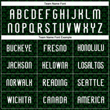 Load image into Gallery viewer, Custom Grass Green White-Black Geometric Shape Sublimation Volleyball Uniform Jersey