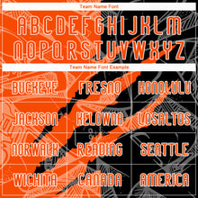 Load image into Gallery viewer, Custom Graffiti Pattern Orange-Black Scratch Sublimation Volleyball Uniform Jersey