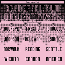 Load image into Gallery viewer, Custom Light Pink Black Geometric Shape Sublimation Volleyball Uniform Jersey