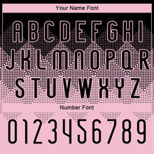 Load image into Gallery viewer, Custom Light Pink Black Geometric Shape Sublimation Volleyball Uniform Jersey