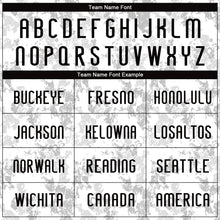 Load image into Gallery viewer, Custom White Black-Gray Abstract Shape Sublimation Volleyball Uniform Jersey