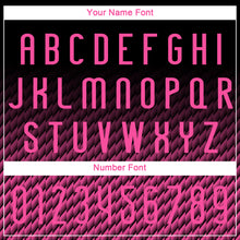 Load image into Gallery viewer, Custom Black Pink Geometric Shape Sublimation Volleyball Uniform Jersey