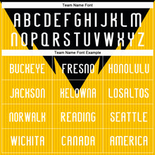 Load image into Gallery viewer, Custom Yellow White-Black Line Sublimation Volleyball Uniform Jersey